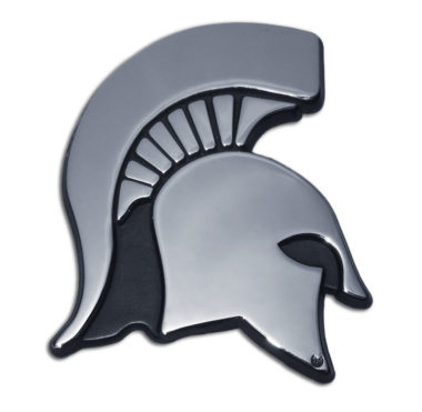 Michigan State Spartans 3D Color Emblem Chrome Hitch Cover 